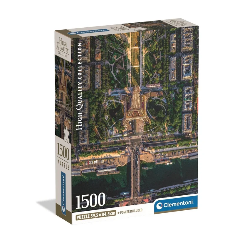 1500pc Flying Over Paris Puzzle