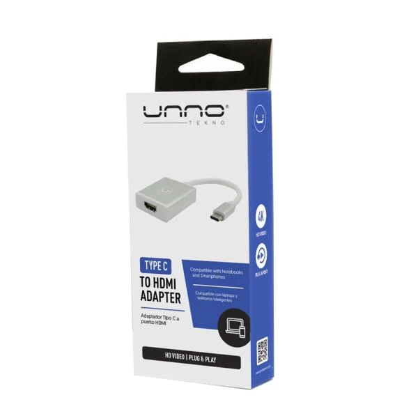 Adaptador USB-C a HDMI Unno Tekno AD3001SV