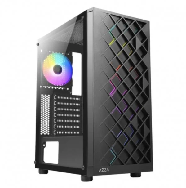 Gabinete PC AZZA Spectra 280B Gaming Mid Tower ARGB CSAZ-280B