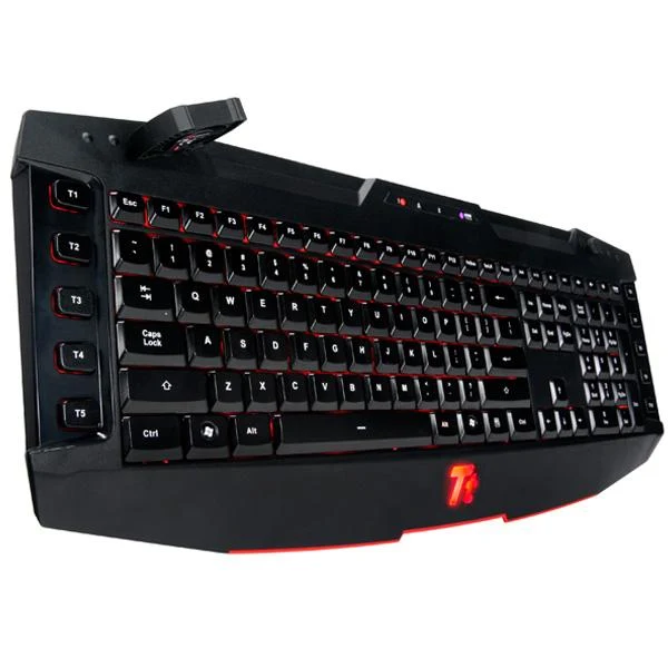 Teclado Thermaltake Challenger Pro Gaming USB Ingles Negro