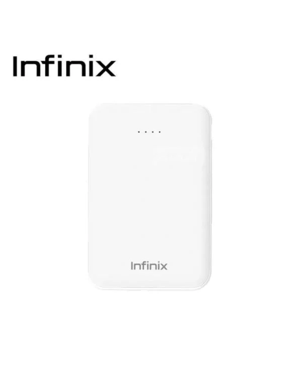 INFINIX POWER BANK 5000mAh, 12 WATTS, XP05 WHITE