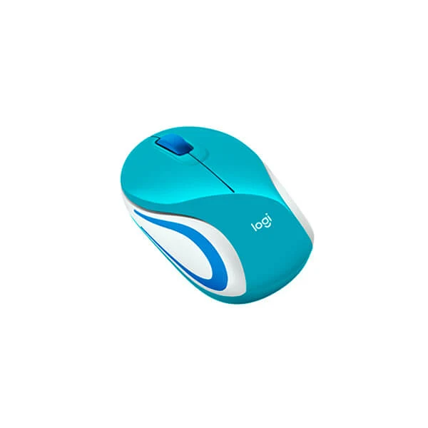 Mouse Logitech M187 Mini Inalambrico Bright Teal 910-005363