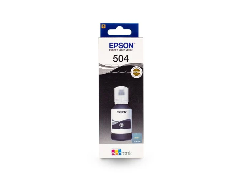Botella de Tinta Epson T504 Negro T504120-AL