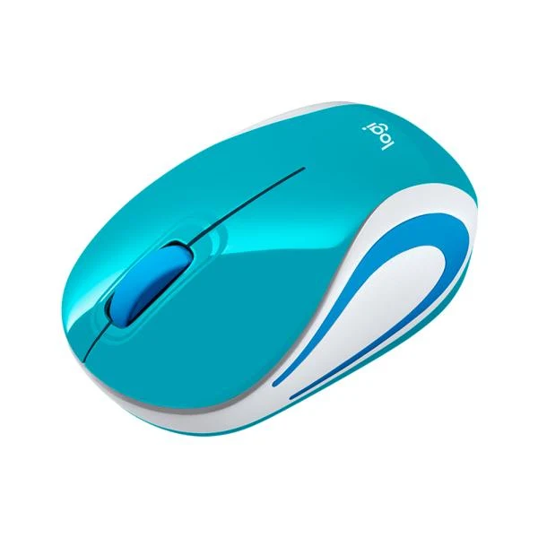 Mouse Logitech M187 Mini Inalambrico Palace Blue 910-005360