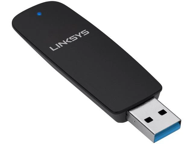 Adaptador de Red USB WiFi Linksys AC1200 Doble Banda USB 3.0 WUSB6300