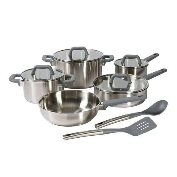 Juegos de ollas OSTER beaford 11 piezas acero inixidable