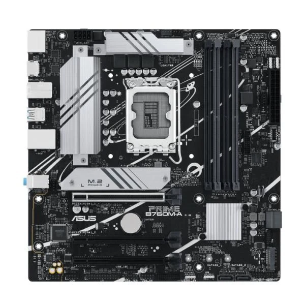 TARJETA MADRE ASUS PRIME B760M-A LGA1700 M-ATX DDR5 90MB1EK0-M0EAY0 NEGRO / BLANCO