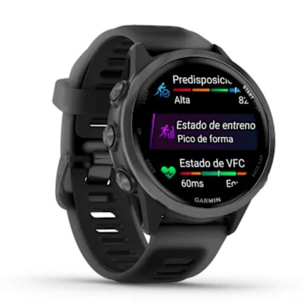 Reloj inteligente Forerunner® 570 - 42mm, gris, correa en negro
