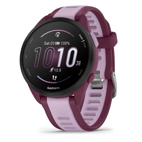 Reloj inteligente Forerunner® 165 Music Granate/lila