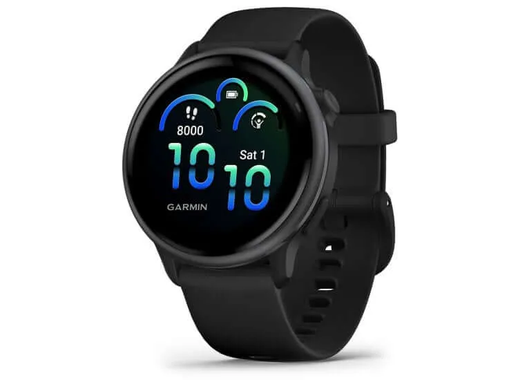 Reloj inteligente vívoactive® 6 Gris, correa negra