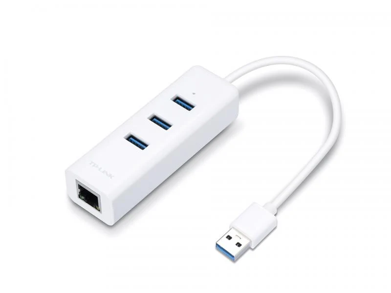 HUB TP LINK USB 3.0 3 PUERTO HUB & GIGABIT ETHERNET UE330(UN)
