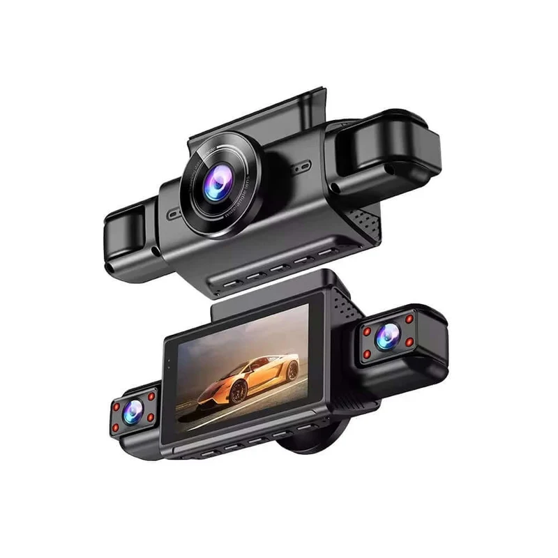 Cámara de carro 4 canales 360 grados con visión nocturna dashcam versión 4K UDH