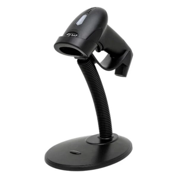 LECTOR DE CODIGO DE BARRAS SAT AMERICA LASER LINEAL LD101R+1 USB NEGRO 4070070000438