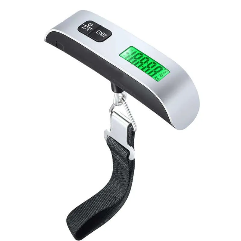 Báscula Digital portátil para equipaje, balanza electrónica de bolsillo con pantalla LCD