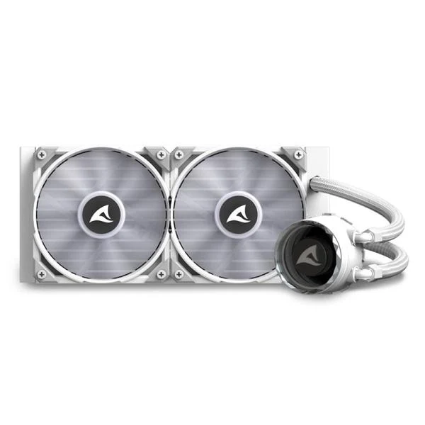 ENFRIAMIENTO LIQUIDO SHARKOON S80 RGB AIO 240MM 4044951038602 BLANCO