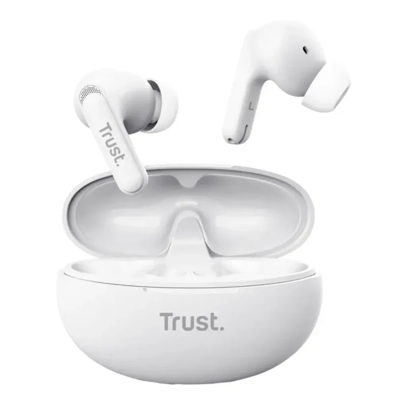 Trust audifonos bluetooth color blanco microf /cancelacion de ruido - 25172