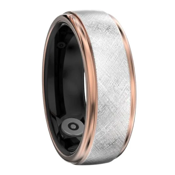 ANILLO INTELIGENTE HIFUTURE FUTURE RING 2 BLUETOOTH 5.3 WATERPROOF TALLA 8 (60MM) TITANIO ORO ROSA