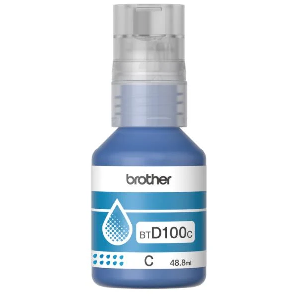 TINTA BROTHER BTD100CMEX INKJET UHY PARA MINI21TH COLOR CIAN
