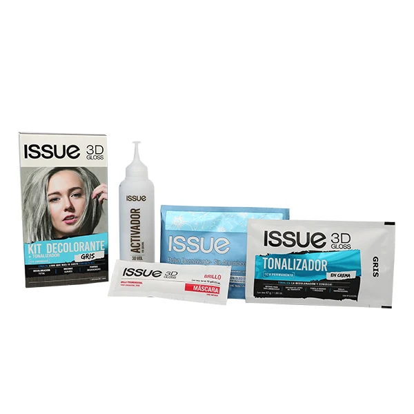 KIT DECOLORANTE+TONALIZADOR GRIS