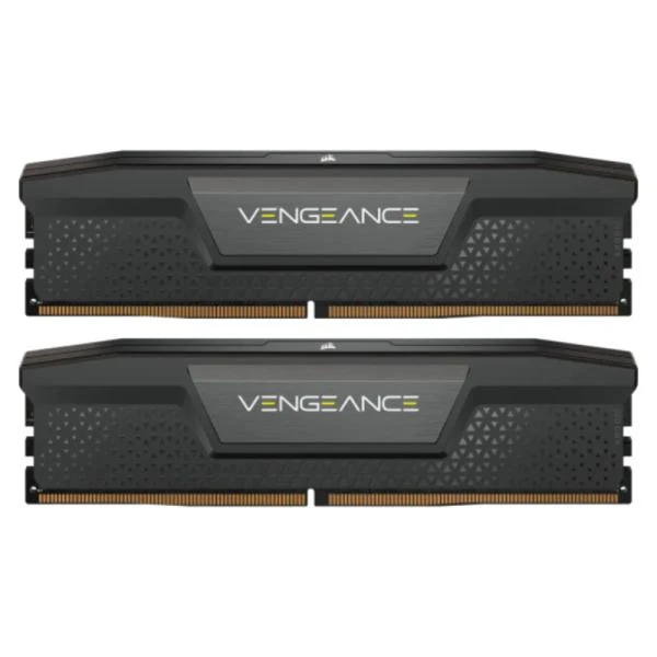 MEMORIA RAM PC 16GB (2×8GB) CORSAIR CMK16GX5M2B5200C40 DDR5 5200 MHZ CL40 1.25 V VENGEANCE. XMP 3.0 NEGRO DIMM 288 PINES NEGRO