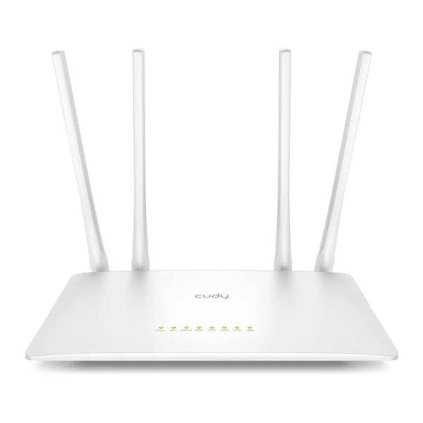 ROUTER INALAMBRICO CUDY WR1200 2.0 DOBLE BANDA WI-FI (5GHZ) AC1200