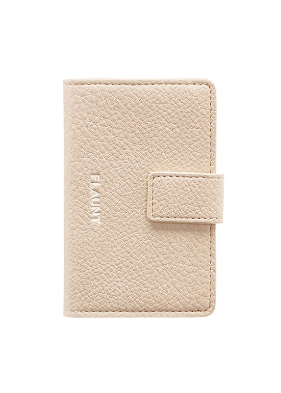 Flaunt Magnetic Wallet - Nude
