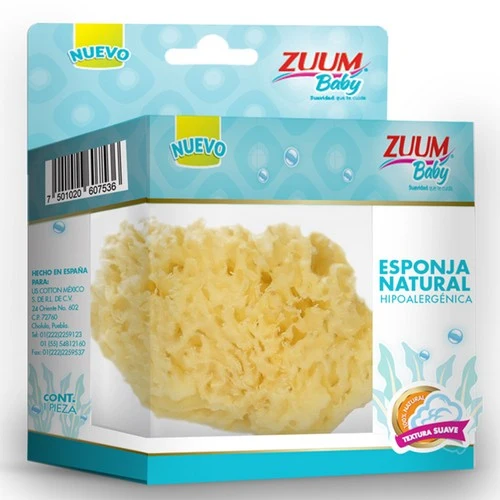 ESPONJA NATURAL HIPOALERGENICA