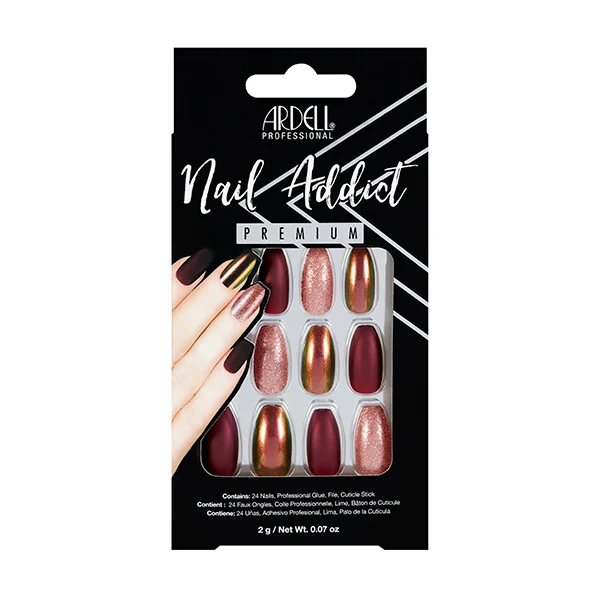 NAIL ADDICT RED CATEYE