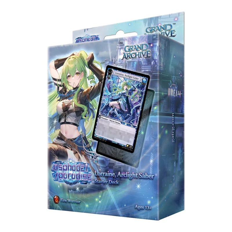 Grand Archive TCG .asphodel/paradise Starter Deck Lorraine Arclight Saber