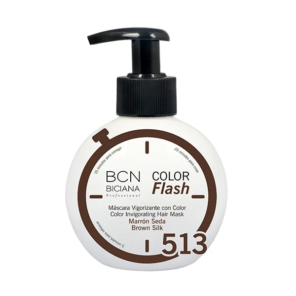 COLOR FLASH MARRON SEDA 513