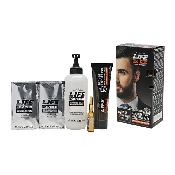 KIT FOR MEN TINTE CASTAÑO OSC