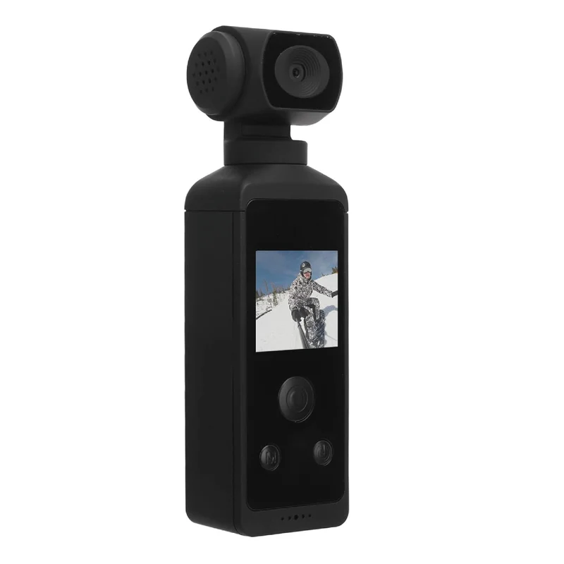 Cámara de acción 4K HD 16MP 270 ° giratoria pequeña cámara deportiva