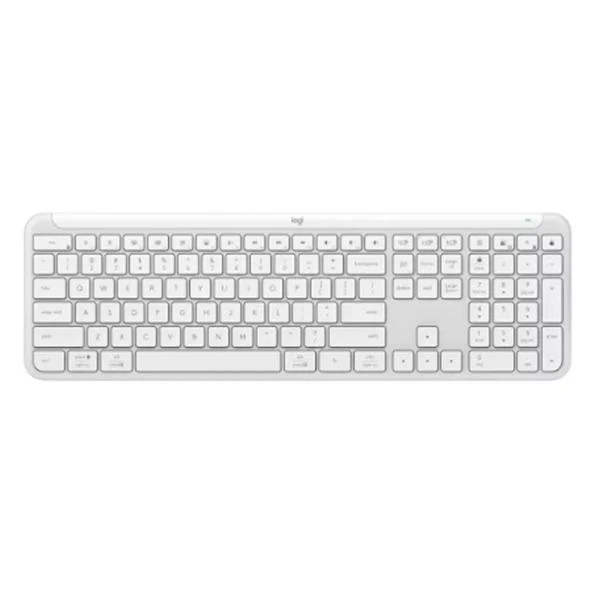 TECLADO LOGITECH SIGNATURE SLIM K950 MEMBRANA INALÁMBRICO BLUETOOTH ESPAÑOL 920-012593 BLANCO