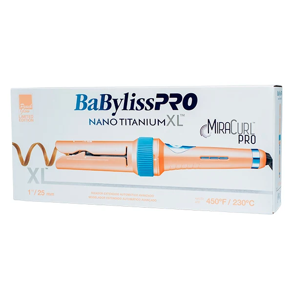 MIRACURL PRO-XL 1" PEACH GLOW edición limitada BABYLISS PRO