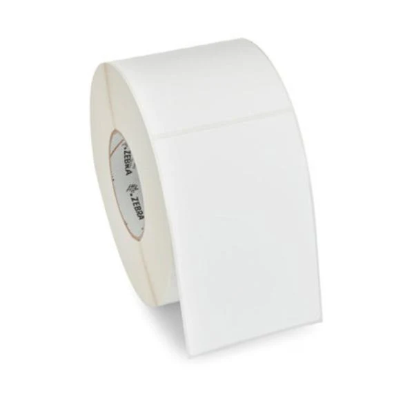 ROLLO DE ETIQUETA ZEBRA Z-ESSENTIALS 540T 4 PULG X 2 PULG NUCLEO 3 PULG 8 PULG OD SIN PERFORACION 10043286
