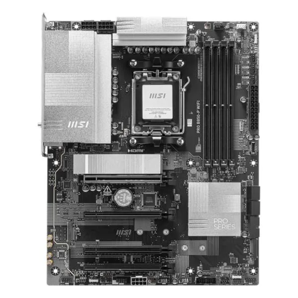 TARJETA MADRE MSI PRO B850-P WIFI AM5 ATX DDR5 911-7E56-002 NEGRO / BLANCO