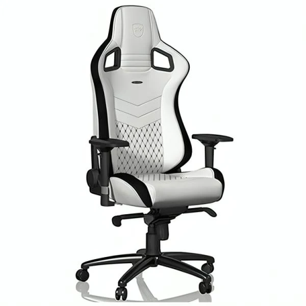 SILLA GAMING NOBLECHAIRS EPIC CUERO SINTÉTICO NBL-PU-WHT-001 BLANCO