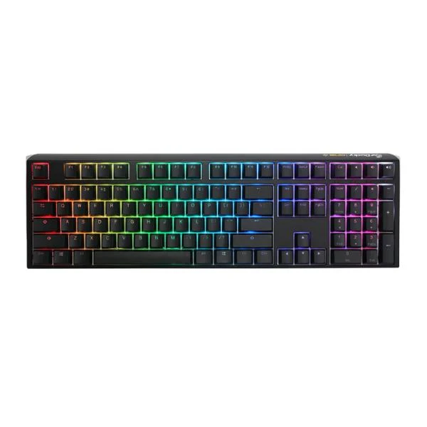 TECLADO GAMING RGB DUCKY ONE 3 MECÁNICO USB-C ESPAÑOL SWITCH ROJO SILENCIOSO DKON2108ST-SESPDCLAWSC1 NEGRO
