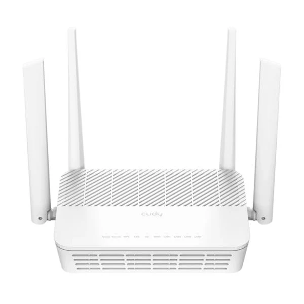 ROUTER INALAMBRICO CUDY WR3000S 1.0 DOBLE BANDA 5GHZ AX3000 WI-FI 6 CUDY MESH GIGABIT DE HASTA 1000 MBPS