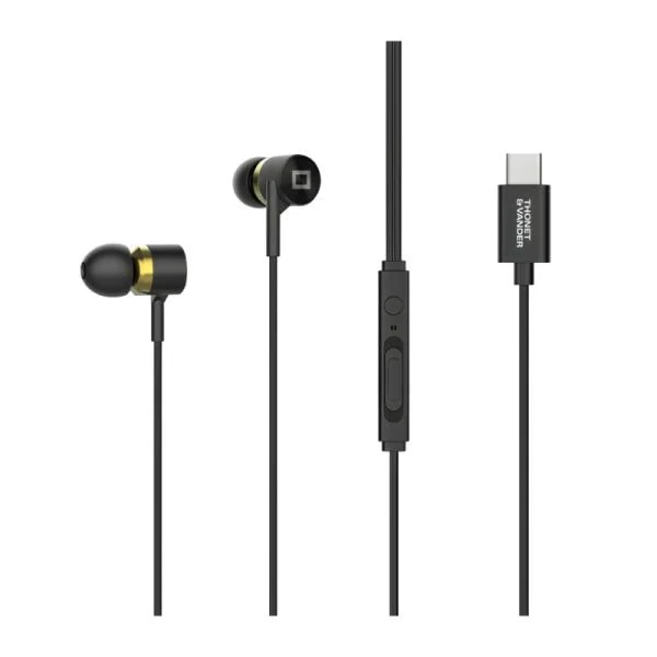 AUDIFONO THONET & VANDER KLEIN GEN 2 ALÁMBRICO USB-C HK096-03658 NEGRO