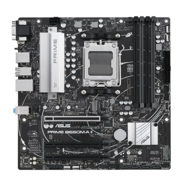 TARJETA MADRE ASUS PRIME B650M-A II AM5 MICRO-ATX DDR5 90MB1EH0-M0EAY0 NEGRO