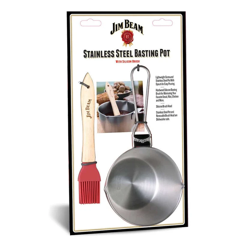 Bastidor Acero Y Brocha Silicon Jim Beam Jb0130