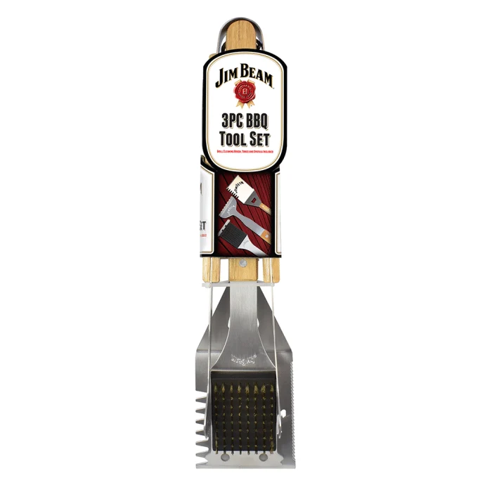 Jim Beam Set Herramientas Para Bbq 3Pz Jb0194