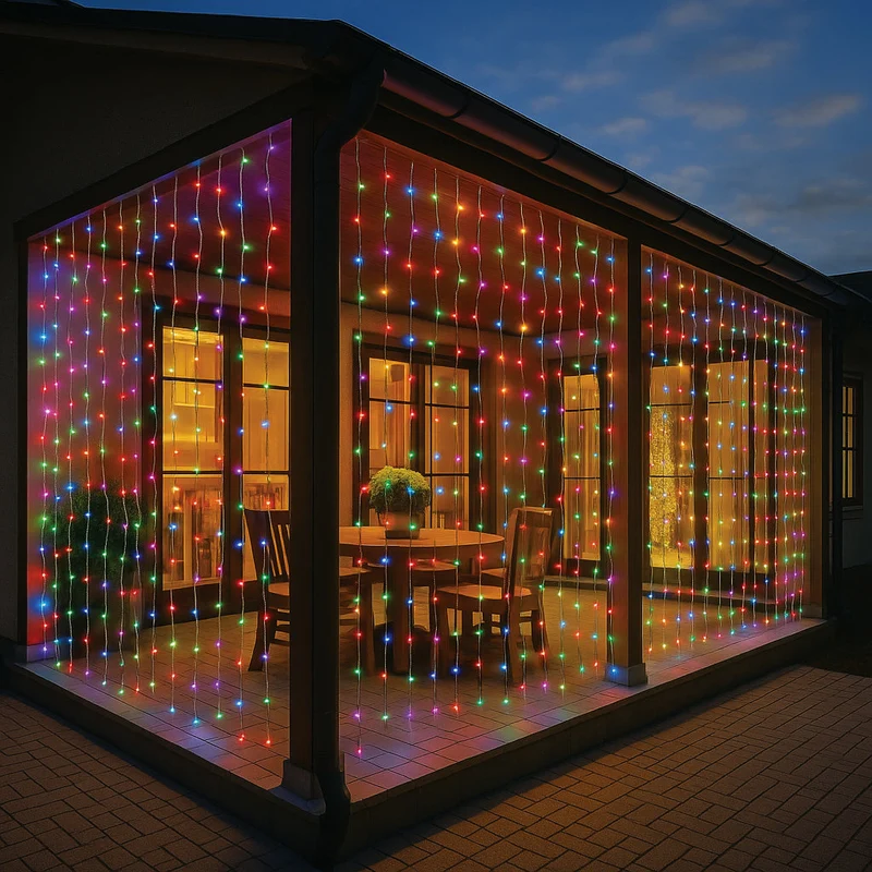 Lexi Lighting 160 RGB Colour Changing curtain light
