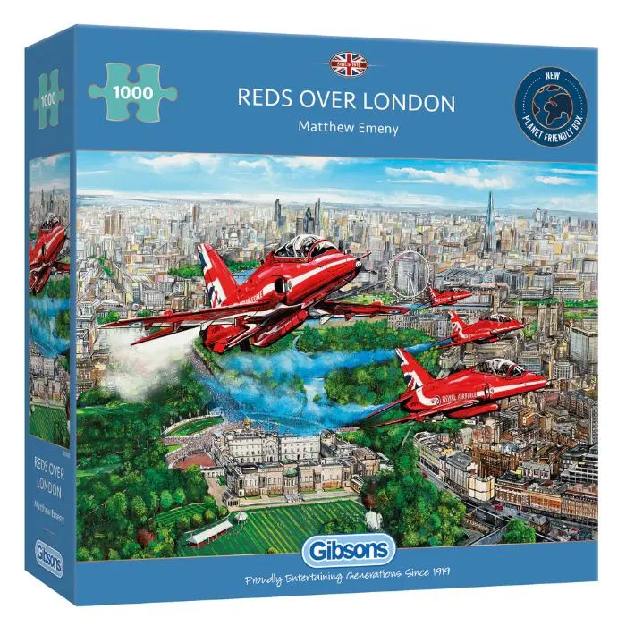 1000pc Reds Over London Puzzle