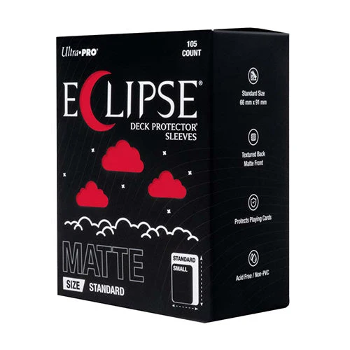 ULTRA PRO ECLIPSE Matte Standard Sleeves 105ct (Apple Red)