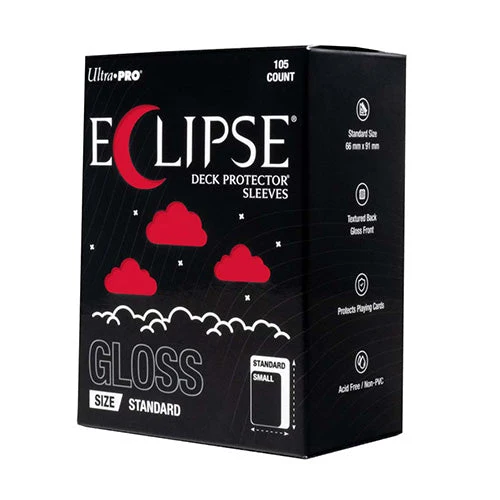 ULTRA PRO ECLIPSE Gloss Standard Sleeves 105ct (Apple Red)