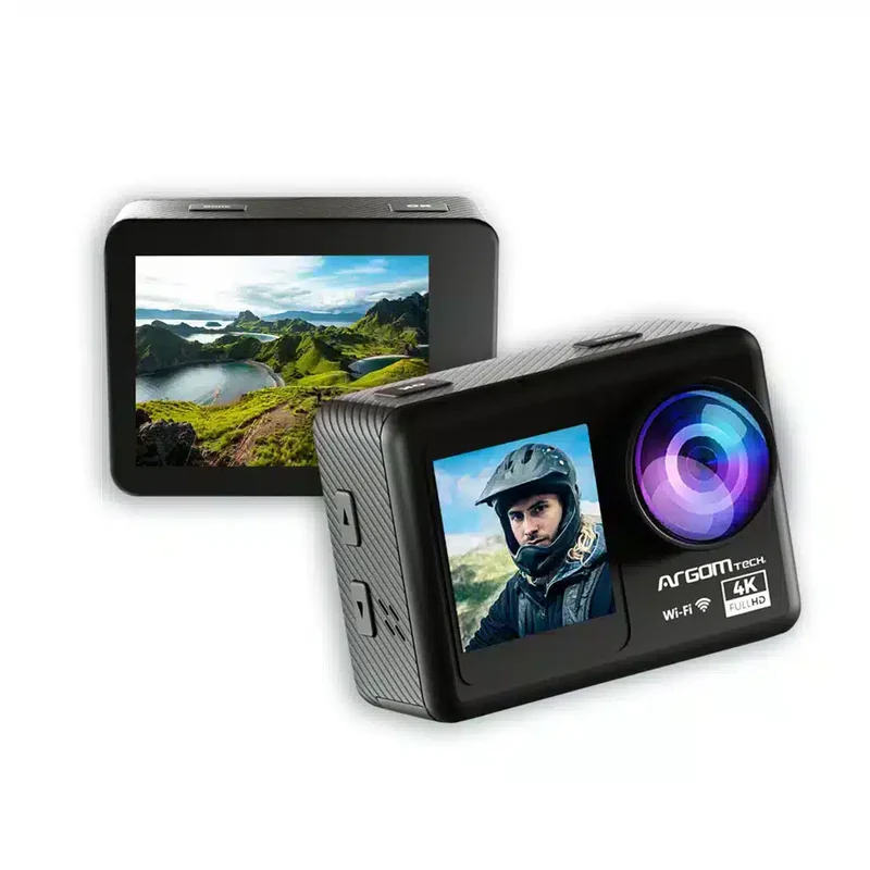 Cámara de acción EPIC CAM85 ArgomTech 4K WiFi Action Camera with Remote Control & Accessories - 2 x baterías