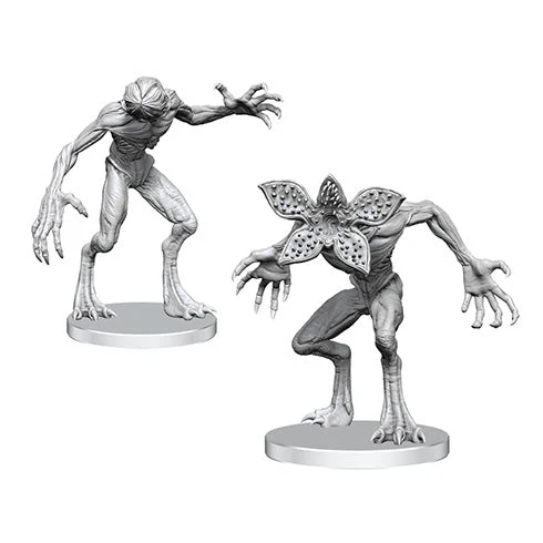 Wizkids Stranger Things Unpainted Miniatures: Demogorgons