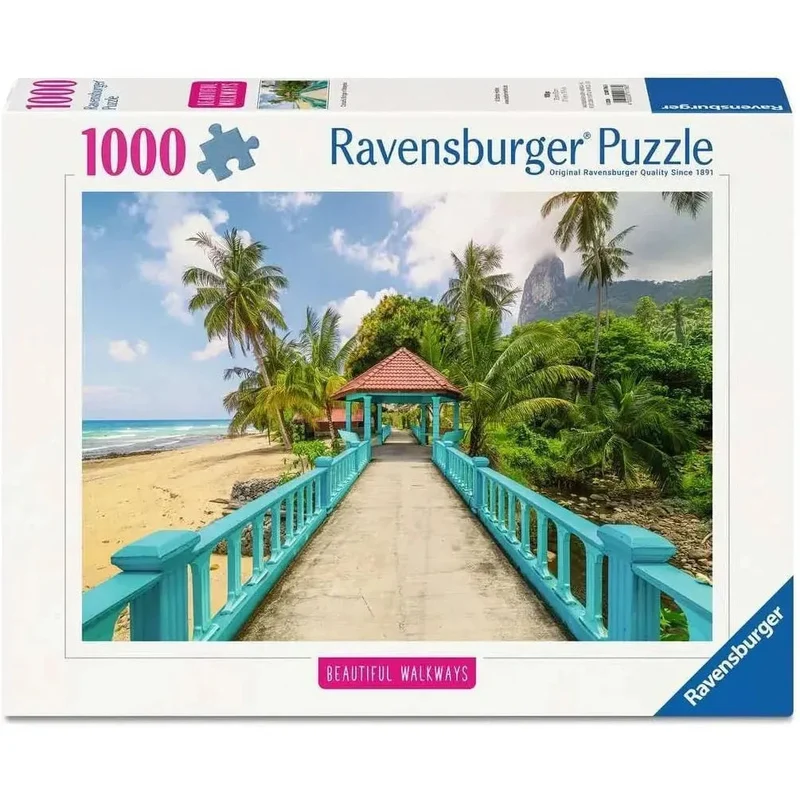 Ravensburger 1000pc Colorful Bridge in Malaysia Puzzle